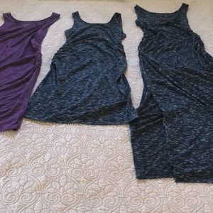 3 Liz Lange Maternity dresses from Target.